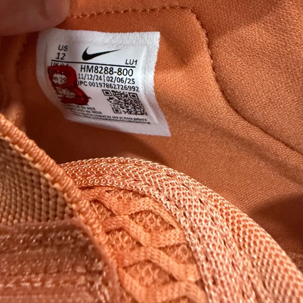 Nike Air Rift Healing Orange Women's Sz 12 Sneaker HM8288-800 RARE B grade - Picture 8 of 8